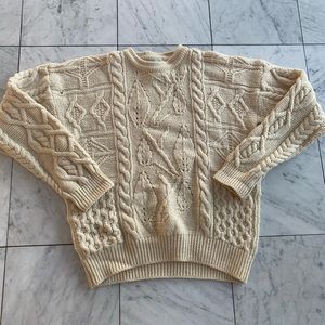 Bunratty Ireland Pure Wool Mens Size L Sweater